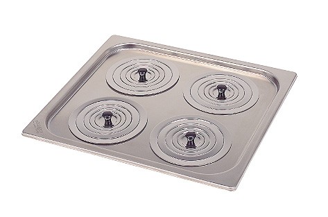 SLR nerezové ploché víko s otvory